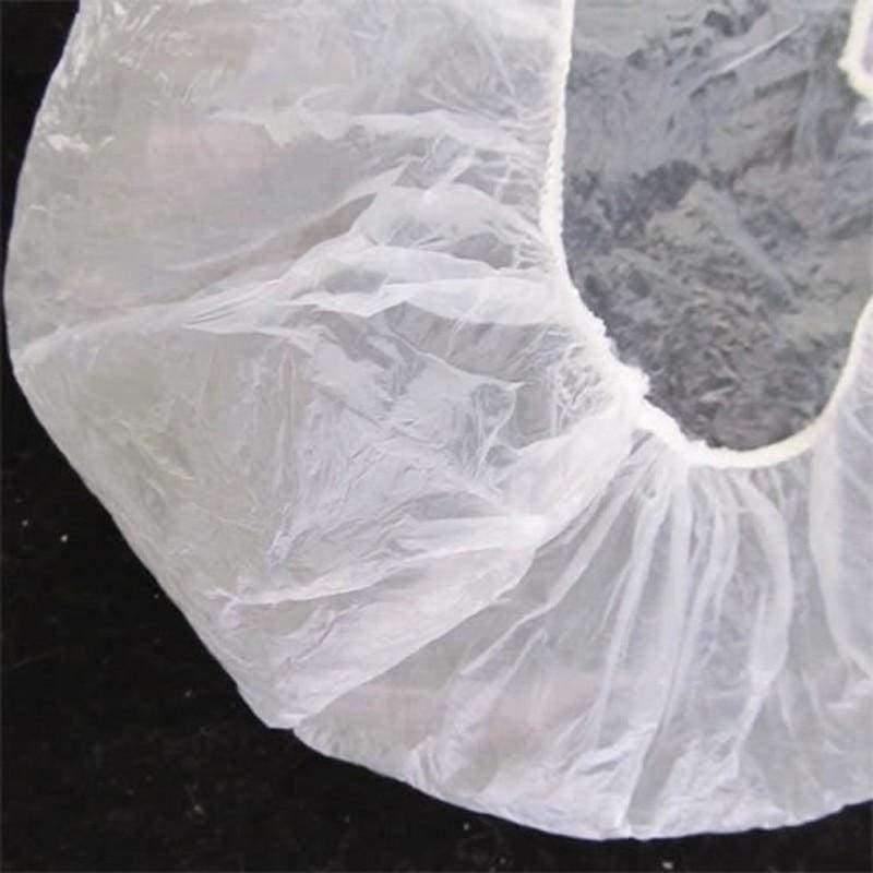 Planet Gates 100pcs/pack Disposable Hat Hotel One-Off Elastic Shower Bathing Cap Clear Hair Salon Bathroom Products Free Shipping