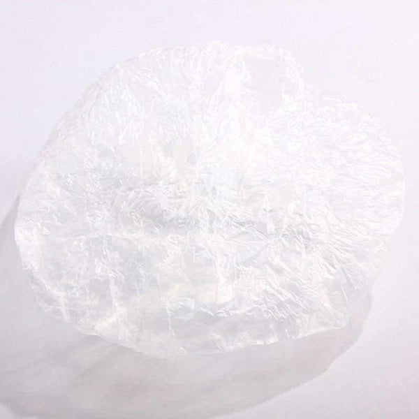 Planet Gates 100pcs/pack Disposable Hat Hotel One-Off Elastic Shower Bathing Cap Clear Hair Salon Bathroom Products Free Shipping