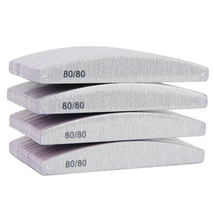 Planet Gates 100Pcs/Pack Gray Nail File80/80 Grit Professional Acrylic Nail Art Lime a ongle Double side Nails Pedicure Tools Diamond Designs