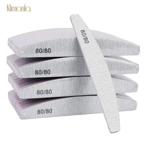 Planet Gates 100Pcs/Pack Gray Nail File80/80 Grit Professional Acrylic Nail Art Lime a ongle Double side Nails Pedicure Tools Diamond Designs