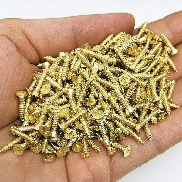 100pcs/pack M2 M2.5 M3 Steel Mini Micro Small Phillips Flat Head Cross Round Pan Head Self-tapping Screws Wood Furniture Screws