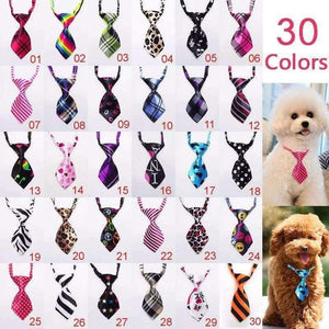 Planet Gates 100pcs Pet bowties Solid Adjustable Pet dog Cat Wedding Accessories Pet Neckties Ties  Dog Holiday Products Christmas Supplies