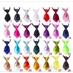 Planet Gates 100pcs Pet bowties Solid Adjustable Pet dog Cat Wedding Accessories Pet Neckties Ties  Dog Holiday Products Christmas Supplies