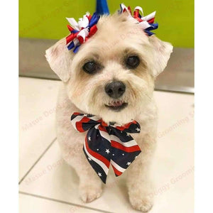 Planet Gates 100pcs Pet dog Cat Wedding Accessories Supplies Pet Bowties Neckties Dog Holiday Grooming Products Christmas Supplies 50colour