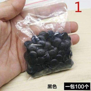 Planet Gates 100pcs Practical Self-tapping Screws Decorative Cover Plastic Nuts Bolts Covers Exterior Protective Caps Furniture Hardware