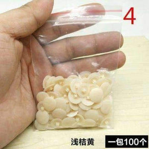 Planet Gates 100pcs Practical Self-tapping Screws Decorative Cover Plastic Nuts Bolts Covers Exterior Protective Caps Furniture Hardware