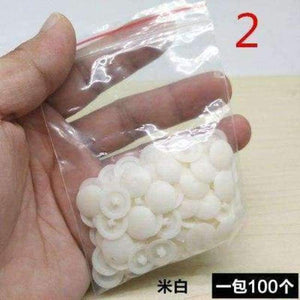 Planet Gates 100pcs Practical Self-tapping Screws Decorative Cover Plastic Nuts Bolts Covers Exterior Protective Caps Furniture Hardware