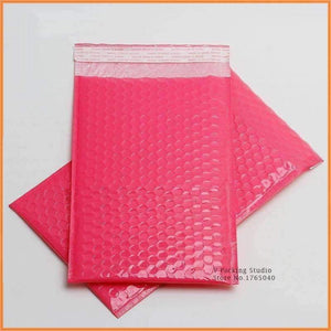 Planet Gates 100pcs  Red Bubble Envelopes Bags Mailers Padded Shipping Envelope With Bubble Mailing Bag Business Supplies
