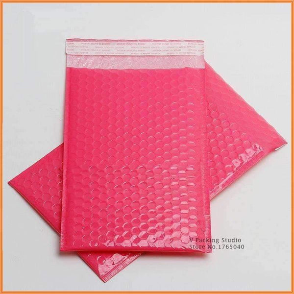 Planet Gates 100pcs  Red Bubble Envelopes Bags Mailers Padded Shipping Envelope With Bubble Mailing Bag Business Supplies