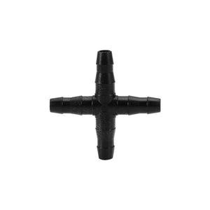 Planet Gates 100pcs/set 4/7mm Hose Garden Supplies Water Pipe Connector Micro Irrigation Pipe Straight Cross Fitting Water Pipe Diverter