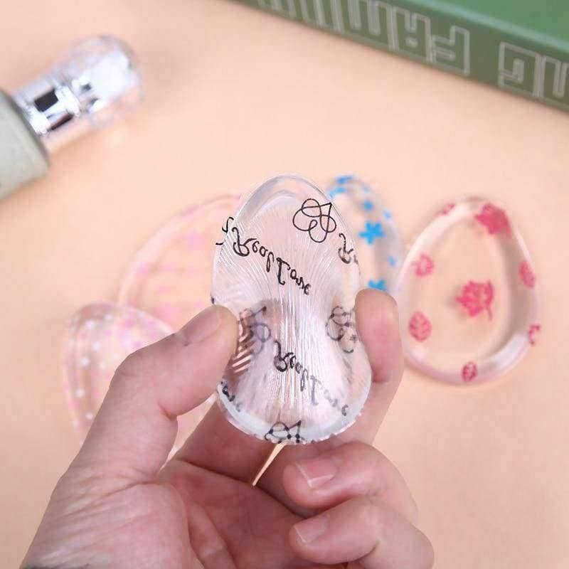 Planet Gates 100pcs Silicone Cosmetic Puff silisponge Face Foundation Makeup puff cosmetic Beauty tools not Sponge Powder blender