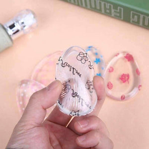 Planet Gates 100pcs Silicone Cosmetic Puff silisponge Face Foundation Makeup puff cosmetic Beauty tools not Sponge Powder blender