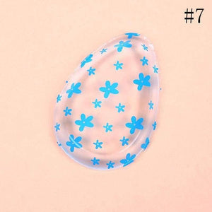 Planet Gates 100pcs Silicone Cosmetic Puff silisponge Face Foundation Makeup puff cosmetic Beauty tools not Sponge Powder blender