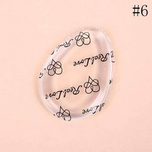 Planet Gates 100pcs Silicone Cosmetic Puff silisponge Face Foundation Makeup puff cosmetic Beauty tools not Sponge Powder blender