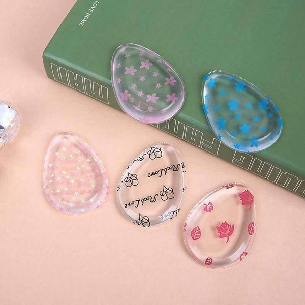 Planet Gates 100pcs Silicone Cosmetic Puff silisponge Face Foundation Makeup puff cosmetic Beauty tools not Sponge Powder blender