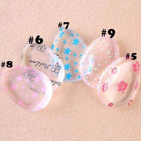 Planet Gates 100pcs Silicone Cosmetic Puff silisponge Face Foundation Makeup puff cosmetic Beauty tools not Sponge Powder blender