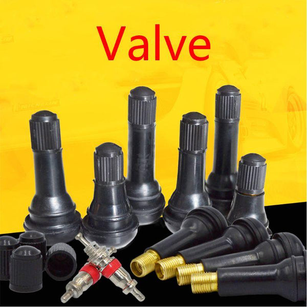 Planet Gates 100Pcs TR414/TR413/TR412 Rubber Tire Valve Cap Car Truck Tubeless Tyre Valve Stem Cover
