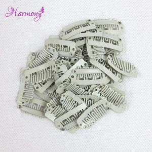 Planet Gates 100pcs U Snap Clip For Hair Extension wig weft 32mm 6 Colors Available