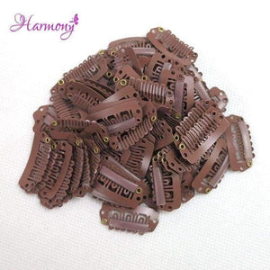 Planet Gates 100pcs U Snap Clip For Hair Extension wig weft 32mm 6 Colors Available