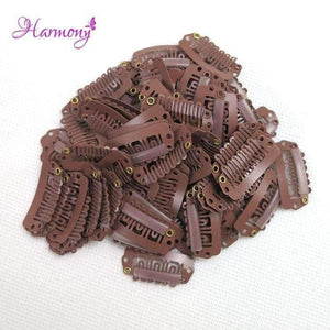 Planet Gates 100pcs U Snap Clip For Hair Extension wig weft 32mm 6 Colors Available