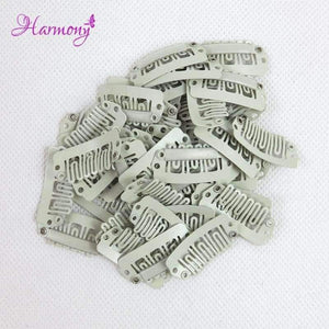 Planet Gates 100pcs U Snap Clip For Hair Extension wig weft 32mm 6 Colors Available