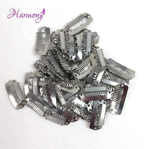 Planet Gates 100pcs U Snap Clip For Hair Extension wig weft 32mm 6 Colors Available