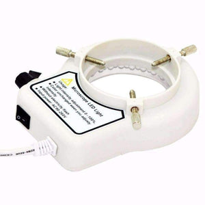 Planet Gates 100V 220V 60000LM Adjustable Microscope LED Ring Light Illuminator Lamp For STEREO Microscope Excellent Circle Light