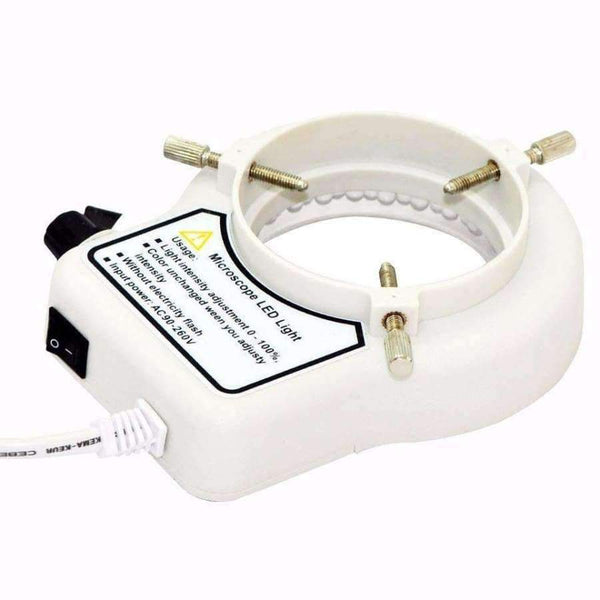 Planet Gates 100V 220V 60000LM Adjustable Microscope LED Ring Light Illuminator Lamp For STEREO Microscope Excellent Circle Light