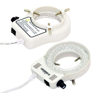 Planet Gates 100V 220V 60000LM Adjustable Microscope LED Ring Light Illuminator Lamp For STEREO Microscope Excellent Circle Light