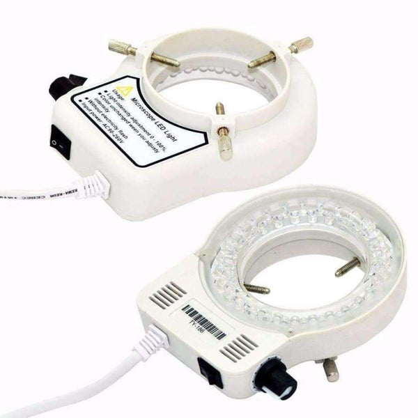 Planet Gates 100V 220V 60000LM Adjustable Microscope LED Ring Light Illuminator Lamp For STEREO Microscope Excellent Circle Light