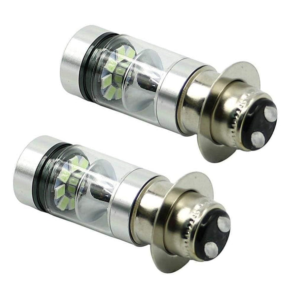 Planet Gates 100W Super White LED Headlights Bulbs Low High Beam For Yamaha GRIZZLY 660 400 450 350 125 YFZ350 YFZ450 RAPTOR 350 700 RHINO