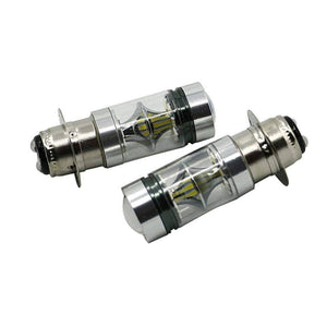 Planet Gates 100W Super White LED Headlights Bulbs Low High Beam For Yamaha GRIZZLY 660 400 450 350 125 YFZ350 YFZ450 RAPTOR 350 700 RHINO