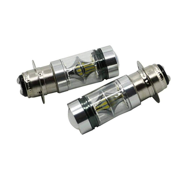 Planet Gates 100W Super White LED Headlights Bulbs Low High Beam For Yamaha GRIZZLY 660 400 450 350 125 YFZ350 YFZ450 RAPTOR 350 700 RHINO