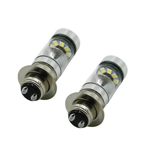 Planet Gates 100W Super White LED Headlights Bulbs Low High Beam For Yamaha GRIZZLY 660 400 450 350 125 YFZ350 YFZ450 RAPTOR 350 700 RHINO