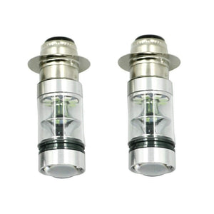 Planet Gates 100W Super White LED Headlights Bulbs Low High Beam For Yamaha GRIZZLY 660 400 450 350 125 YFZ350 YFZ450 RAPTOR 350 700 RHINO