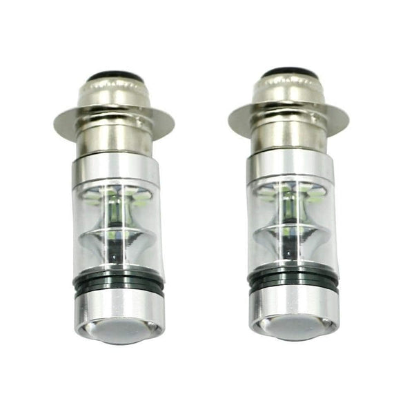 Planet Gates 100W Super White LED Headlights Bulbs Low High Beam For Yamaha GRIZZLY 660 400 450 350 125 YFZ350 YFZ450 RAPTOR 350 700 RHINO