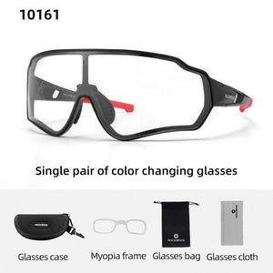 Planet Gates 10161 Photochromic Cycling Glasses Bike Bicycle Sports Men's UV400 Sunglasses MTB Road Eyewear Protection Goggles