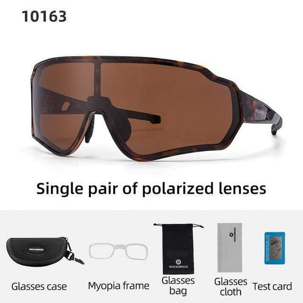 Planet Gates 10163 / SPAIN / 1 Lens Polarized Sports Men Sunglasses Road Cycling Glasses Mountain Bike Bicycle Riding Protection Goggles Eyewear 5 Lens