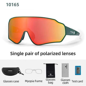 Planet Gates 10165 / United States / 5 Lens Polarized Sports Men Sunglasses Road Cycling Glasses Mountain Bike Bicycle Riding Protection Goggles Eyewear 5 Lens