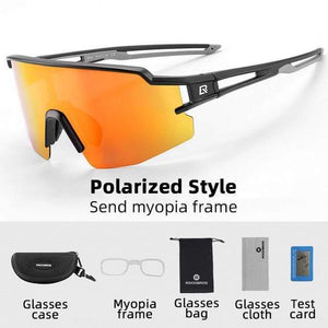 Planet Gates 10171 / SPAIN / Polarized Photochromic Cycling Glasses Polarized Built-in Myopia Frame Sports Sunglasses Men Women Glasses Cycling Eyewear Goggle
