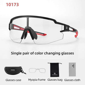 Planet Gates 10173 Photochromic Cycling Glasses Bike Bicycle Sports Men's UV400 Sunglasses MTB Road Eyewear Protection Goggles