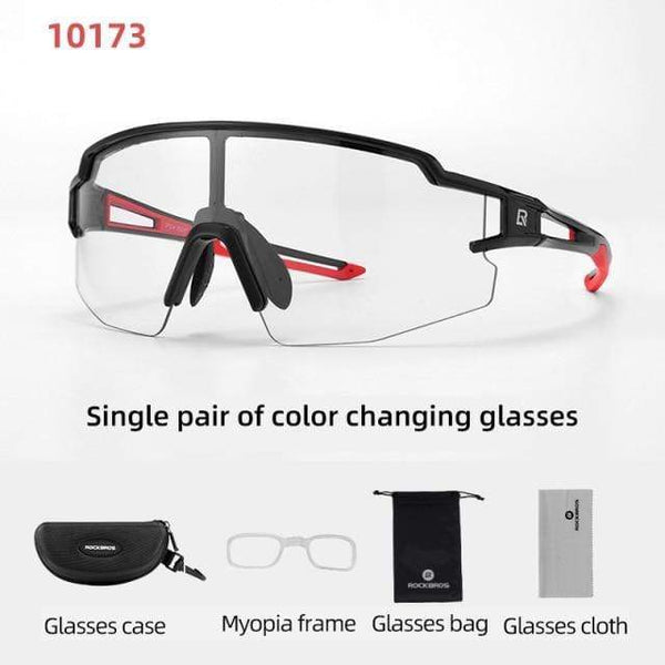 Planet Gates 10173 Photochromic Cycling Glasses Bike Bicycle Sports Men's UV400 Sunglasses MTB Road Eyewear Protection Goggles