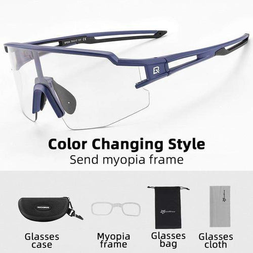 Planet Gates 10174 / Poland / Polarized Photochromic Cycling Glasses Polarized Built-in Myopia Frame Sports Sunglasses Men Women Glasses Cycling Eyewear Goggle