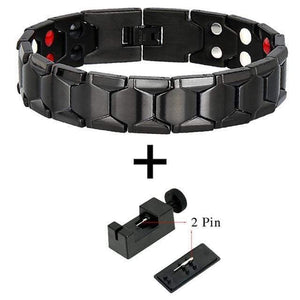Planet Gates 10239 And Tool Jewelry Germanium Health Magnetic Therapy Jewelry Male 4 in 1 Bio Health Stainless Steel Bracelet 10238