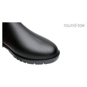 Planet Gates 102M black / 38 Men rubber rain boots fashion black chelsea boots casual lovers botas slip-on waterproof ankle boots moccasins 35-43 102m