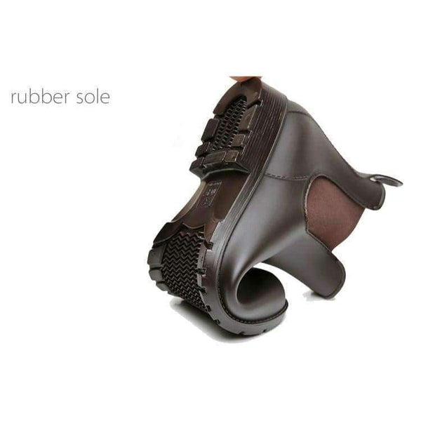 Planet Gates 102M black / 38 Men rubber rain boots fashion black chelsea boots casual lovers botas slip-on waterproof ankle boots moccasins 35-43 102m