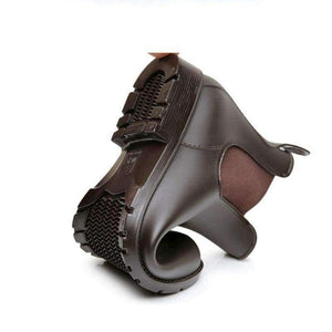 Men rubber rain boots fashion black chelsea boots casual lovers botas slip-on waterproof ankle boots moccasins 35-43 102m