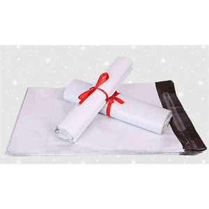 Planet Gates 102x167mm 100pcs Mail Packaging Poly Mailer Package Shipping Plastic Mailing Bag By Envelope Courier White Wholesale Bulk Self-Adhesive Supplies
