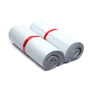 Planet Gates 102x167mm 100pcs Mail Packaging Poly Mailer Package Shipping Plastic Mailing Bag By Envelope Courier White Wholesale Bulk Self-Adhesive Supplies