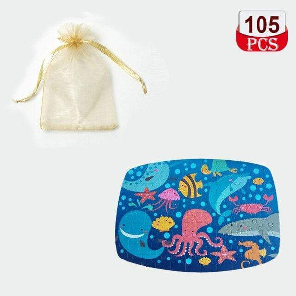 Planet Gates 1037 no box / China Animal Shapes Puzzle Dinosaurs Whale Jigsaw Unique Kids Puzzles Educational Child Games Toys Christmas Gifts For Children